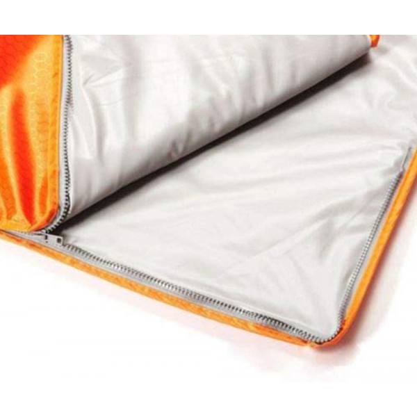 S SMAUTOP Infrared FIR Digital Heat Sauna Blanket, Body Shape Slimming Sauna Blanket for Home with Controller Box (Orange)